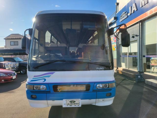エアロエース 大型バス 62人乗り 6速MT サブエンジン 自動ドア Bカメラ 走行9万キロ 法定点検整備(6枚目)