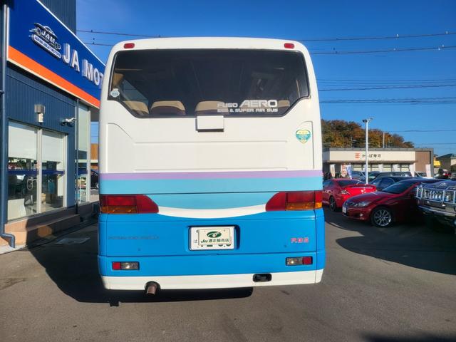 エアロエース 大型バス 62人乗り 6速MT サブエンジン 自動ドア Bカメラ 走行9万キロ 法定点検整備(9枚目)
