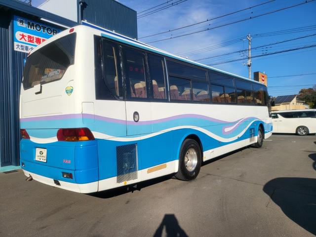 エアロエース 大型バス 62人乗り 6速MT サブエンジン 自動ドア Bカメラ 走行9万キロ 法定点検整備(10枚目)