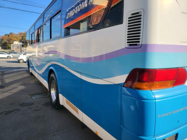 エアロエース 大型バス 62人乗り 6速MT サブエンジン 自動ドア Bカメラ 走行9万キロ 法定点検整備(13枚目)