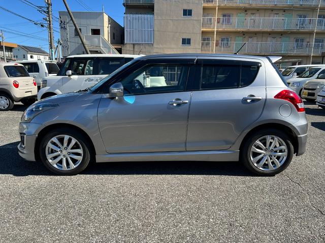 スイフト RS ナビ バックカメラ ETC ドラレコ HID フォグ プッシュスタート キーレス2個 禁煙車 ワンオーナー 記録簿有 オプショングリル パドルシフト オートライト ブルートゥース ドアバイザー付(7枚目)