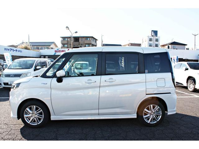 ソリオ ハイブリッドＭＺ　衝突被害軽減ブレーキ　後席両側パワースライドドア　ＬＥＤヘッドライト＆フォグランプ　運転席・助手席シートヒーター　追従機能付きクルーズコントロール　ステアリングオーディオスイッチ　サーキュレーター（56枚目）