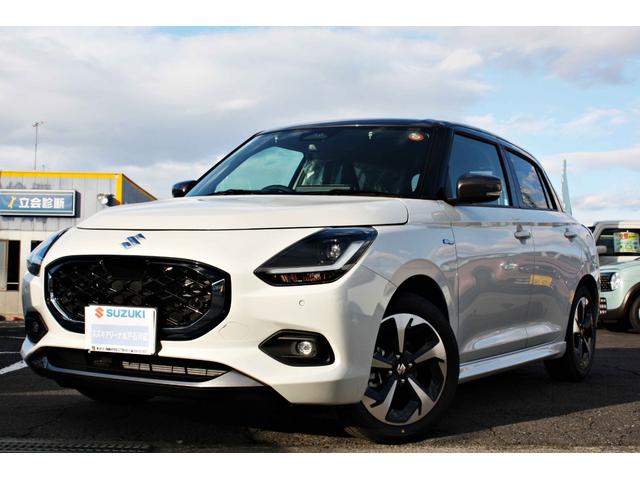 スイフト ハイブリッドMZ ディスプレイオーディオ(Bluetooth・アップルカープレイアンドロイトオート) 新車保証付き 衝突被害軽減ブレーキ LEDヘッドライト&フォグランプ 運転席&助手席シートヒーター 電動パーキング(4枚目)