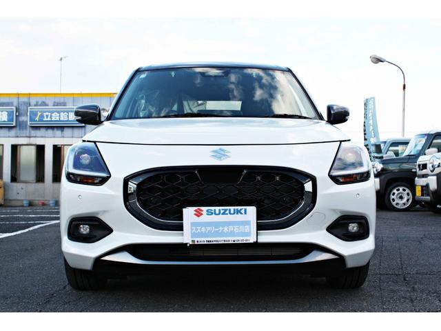 スイフト ハイブリッドMZ ディスプレイオーディオ(Bluetooth・アップルカープレイアンドロイトオート) 新車保証付き 衝突被害軽減ブレーキ LEDヘッドライト&フォグランプ 運転席&助手席シートヒーター 電動パーキング(5枚目)