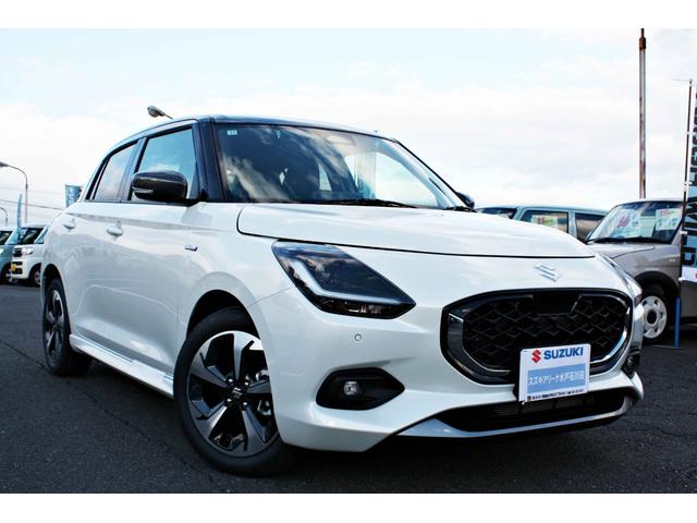 スイフト ハイブリッドMZ ディスプレイオーディオ(Bluetooth・アップルカープレイアンドロイトオート) 新車保証付き 衝突被害軽減ブレーキ LEDヘッドライト&フォグランプ 運転席&助手席シートヒーター 電動パーキング(6枚目)