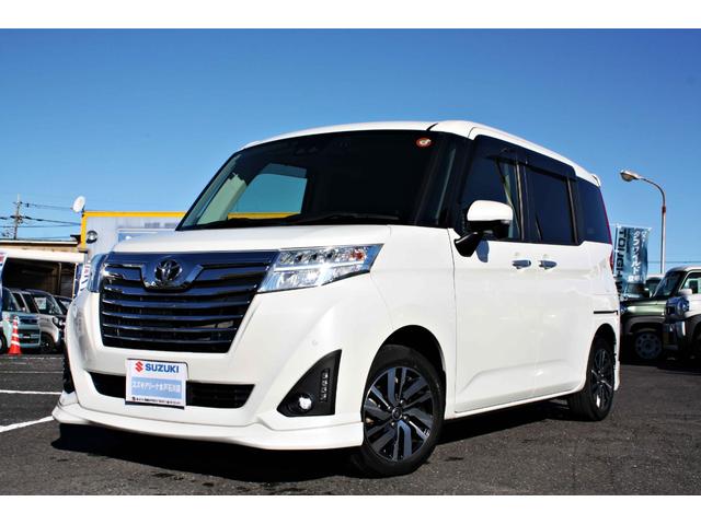 ルーミー カスタムG ナビ(フルセグTV Bluetooth DVD) Bカメラ ETC ドライブレコーダー 両側パワースライドドア 衝突被害軽減ブレーキ 運転席&助手席シートヒーター クルーズコントロール スマートキー(3枚目)