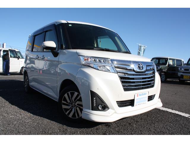 ルーミー カスタムG ナビ(フルセグTV Bluetooth DVD) Bカメラ ETC ドライブレコーダー 両側パワースライドドア 衝突被害軽減ブレーキ 運転席&助手席シートヒーター クルーズコントロール スマートキー(5枚目)