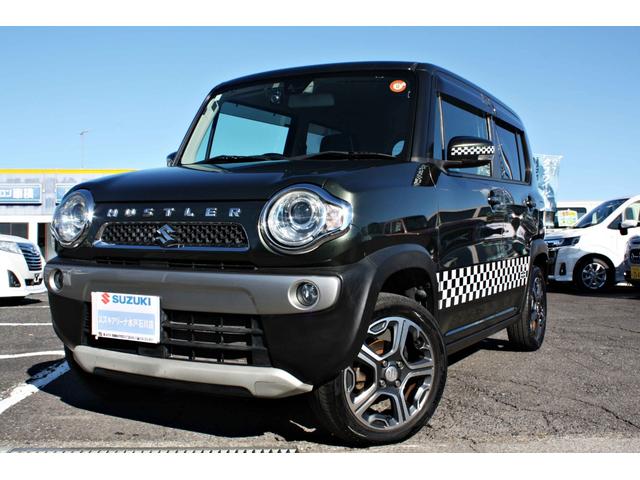 ハスラー Ｘターボ　ナビ（ＴＶ　Ｂｌｕｅｔｏｏｔｈ　ＤＶＤ）　バックカメラ　ドライブレコーダー　ＨＩＤヘッドライト　運転席シートヒーター　衝突被害軽減ブレーキ　スマートキー　フルオートエアコン　禁煙車　純正アルミホイール（3枚目）