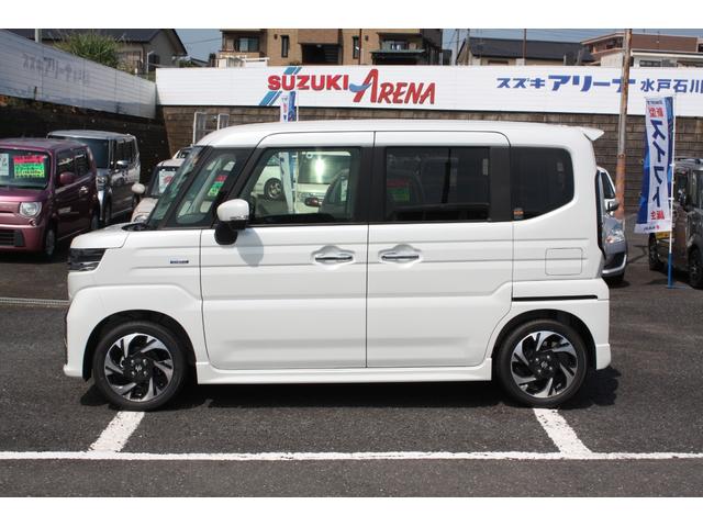 スペーシアカスタム ハイブリッドＸＳ　新車保証付き　衝突被害軽減ブレーキ　両側パワースライドドア　ＬＥＤヘッドライト＆フォグランプ　運転席・助手席シートヒーター　ステアリングヒーター　追従機能付きクルーズコントロール（52枚目）