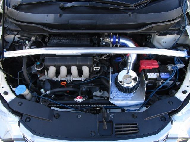 XL 禁煙車 無限エアロ HPIサクションキット CUSCOタワーバー ローダウン 社外マフラー ドライブレコーダー ETC サイバーナビ フルセグTV Bluetoothオーディオ ミュージックサーバー(25枚目)