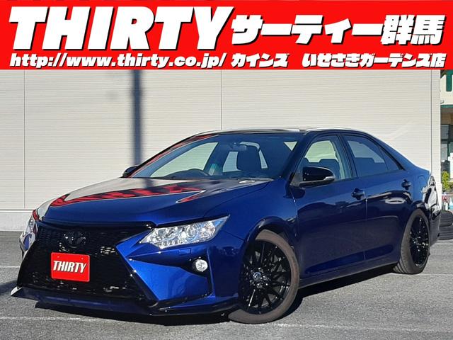 カムリ ハイブリッド　後期レクサスフェイスチェンジ　Ｚ．Ｓ．Ｓ．車高調　ＧＲヤリス用１８ＡＷ　ルーフグロスブラック塗装　禁煙車　純正ナビ　ｎａｎｏｅ付エアコン　ＥＴＣ　スマートキー２個　ＬＥＤオートライト　走行２．８万Ｋｍ（18枚目）