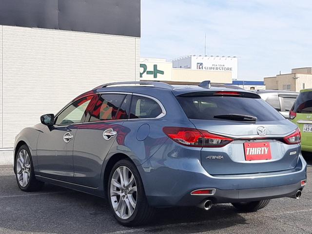 アテンザワゴン ＸＤ　６速ＭＴ　純正ナビ　バックモニター　ビルトインＥＴＣ　ＨＩＤオートライト　デュアルオートエアコン　フォグランプ　クルーズコントロール　ルーフレール　純正１９ｉｎアルミ　ドライブレコーダー（25枚目）