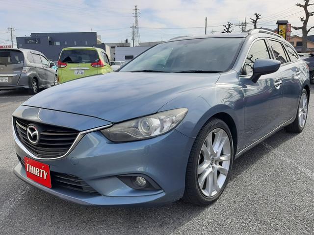 アテンザワゴン ＸＤ　６速ＭＴ　純正ナビ　バックモニター　ビルトインＥＴＣ　ＨＩＤオートライト　デュアルオートエアコン　フォグランプ　クルーズコントロール　ルーフレール　純正１９ｉｎアルミ　ドライブレコーダー（61枚目）