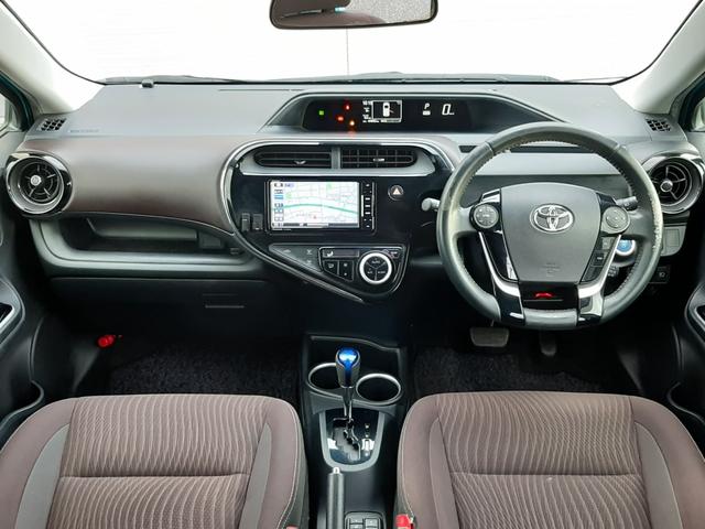 アクア Ｇ　ＴＯＹＯＴＡセーフティセンス　純正ナビ　シートヒーター　ＬＥＤオートライト　ビルトインＥＴＣ　ｎａｎｏｅエアコン　ドラレコ　障害物センサー　スマートキー２個　フルセグ　Ｂｌｕｅｔｏｏｔｈ　衝突軽減（10枚目）