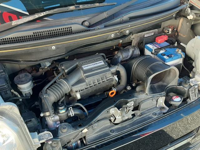 N-BOX G ターボSSパッケージ 特別仕様車 純正ナビ スマートキー 両側電動スライド バックモニター Bluetooth ETC HIDオートライト クルーズコントロール パドルシフト 革巻ステアリング 14インチアルミ(26枚目)