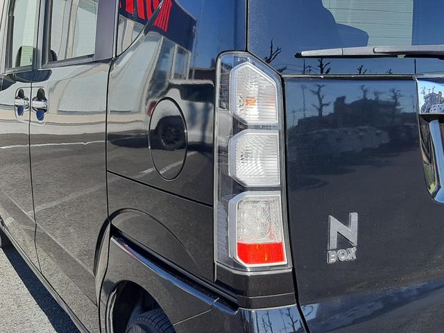 N-BOX G ターボSSパッケージ 特別仕様車 純正ナビ スマートキー 両側電動スライド バックモニター Bluetooth ETC HIDオートライト クルーズコントロール パドルシフト 革巻ステアリング 14インチアルミ(48枚目)