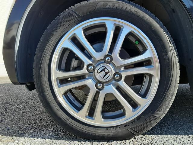 N-BOX G ターボSSパッケージ 特別仕様車 純正ナビ スマートキー 両側電動スライド バックモニター Bluetooth ETC HIDオートライト クルーズコントロール パドルシフト 革巻ステアリング 14インチアルミ(60枚目)