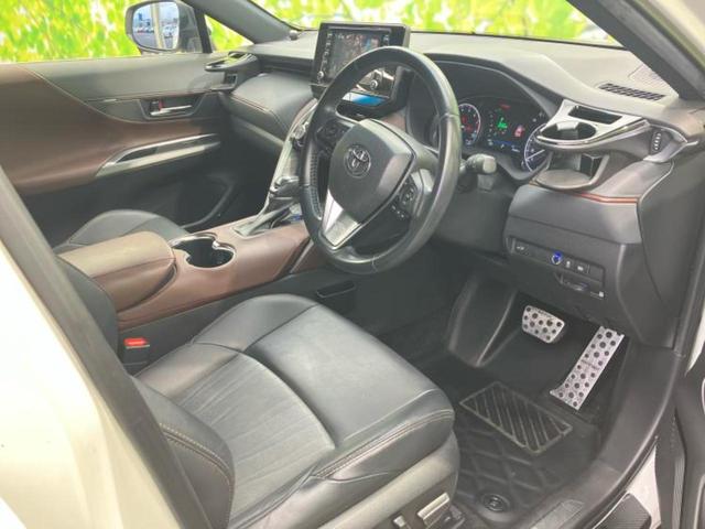 ハリアー Ｇ　新品タイヤ／純正エアロ／ディスプレイオーディオ＋ナビ８インチ／デジタルインナーミラー／衝突安全装置／車線逸脱防止支援システム／シート　ハーフレザー／パーキングアシスト　バックガイド　フルエアロ　記録簿（5枚目）