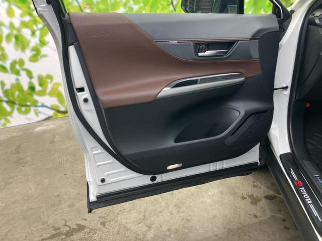 ハリアー Ｇ　新品タイヤ／純正エアロ／ディスプレイオーディオ＋ナビ８インチ／デジタルインナーミラー／衝突安全装置／車線逸脱防止支援システム／シート　ハーフレザー／パーキングアシスト　バックガイド　フルエアロ　記録簿（22枚目）