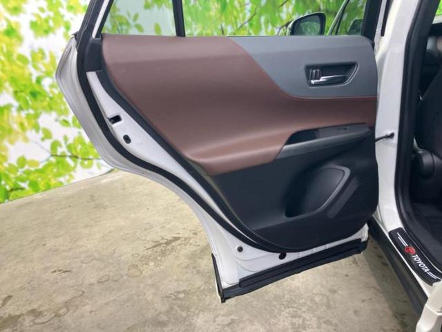 ハリアー Ｇ　新品タイヤ／純正エアロ／ディスプレイオーディオ＋ナビ８インチ／デジタルインナーミラー／衝突安全装置／車線逸脱防止支援システム／シート　ハーフレザー／パーキングアシスト　バックガイド　フルエアロ　記録簿（23枚目）