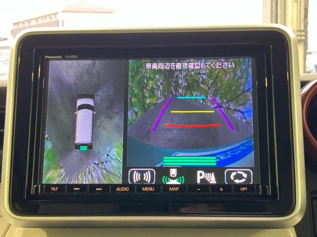 スペーシア ハイブリッドＸ　新品タイヤ／純正　８インチ　メモリーナビ／セーフティサポート（スズキ）／両側電動スライドドア／シートヒーター　前席／全方位モニター／車線逸脱防止支援システム／ＥＢＤ付ＡＢＳ／横滑り防止装置（11枚目）