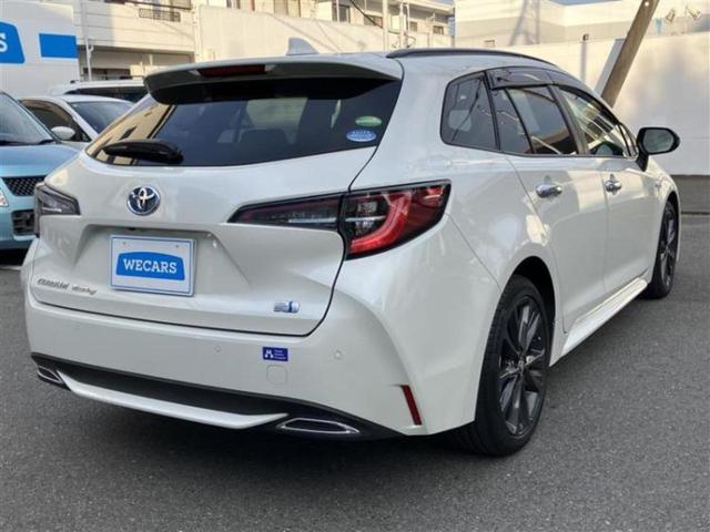 カローラツーリング ハイブリッドダブルバイビー 保証書/ディスプレイオーディオ9インチ/衝突安全装置/車線逸脱防止支援システム/シート ハーフレザー/ドライブレコーダー 前後/ヘッドランプ LED/USBジャック/Bluetooth接続 禁煙車(3枚目)