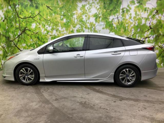 プリウス Ｓセーフティプラス　新品タイヤ／モデリスタエアロ／保証書／純正　９インチ　メモリーナビ／トヨタセーフティセンス／車線逸脱防止支援システム／パーキングアシスト　自動操舵／ヘッドランプ　ＬＥＤ／Ｂｌｕｅｔｏｏｔｈ接続　禁煙車（2枚目）