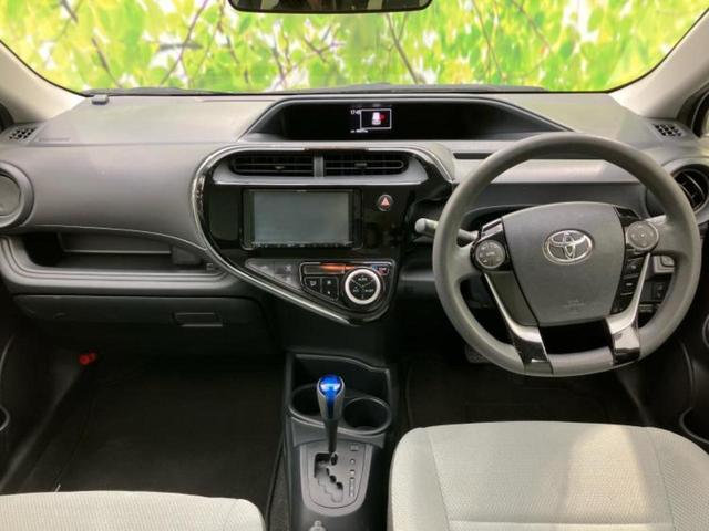 アクア Ｌ　保証書／社外　メモリーナビ／衝突安全装置／車線逸脱防止支援システム／ドライブレコーダー　前後／ＥＴＣ／ＡＢＳ／横滑り防止装置／アイドリングストップ／バックモニター／禁煙車／エアバッグ　運転席　ドラレコ（4枚目）