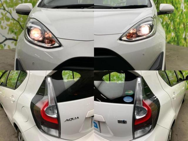 アクア Ｌ　保証書／社外　メモリーナビ／衝突安全装置／車線逸脱防止支援システム／ドライブレコーダー　前後／ＥＴＣ／ＡＢＳ／横滑り防止装置／アイドリングストップ／バックモニター／禁煙車／エアバッグ　運転席　ドラレコ（52枚目）