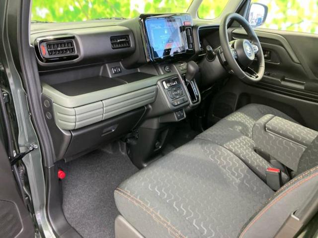 スペーシアギア ハイブリッドＸＺターボ　保証書／純正　９インチ　ナビ／セーフティサポート（スズキ）／両側電動スライドドア／シートヒーター／全方位モニター／車線逸脱防止支援システム／登録済未使用車／ヘッドランプ　ＬＥＤ／ＥＢＤ付ＡＢＳ　ターボ（7枚目）