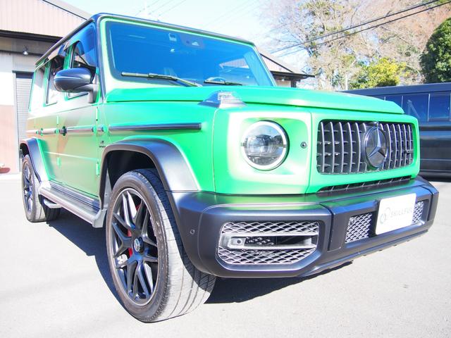 Gクラス G63 マグノヒーローエディション 限定50台特別仕様車1オーナーAMGナイトパッケージマグノAMGナイトパッケージII22AWマグナイトブラックアクセントGマヌファクトゥーアプログラム+カーボンコンビステアリングナビTV360度カメラ(3枚目)