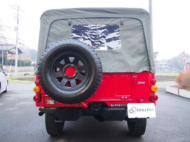 ジープ キャンバストップ　オリジナルノーマルＪ５５ディーゼルターボ幌＆サントップ全塗装済４ナンバーＮＯｘＰＭ不適合４ＤＲ５切替式４ＷＤ禁煙車４ＭＴフリーハブ２．７Ｌ下廻り防錆済走行１．４万キロ最終年式車取扱説明書保証書記録簿（7枚目）