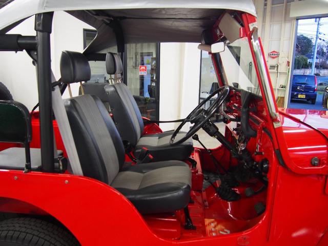 ジープ キャンバストップ　オリジナルノーマルＪ５５ディーゼルターボ幌＆サントップ全塗装済４ナンバーＮＯｘＰＭ不適合４ＤＲ５切替式４ＷＤ禁煙車４ＭＴフリーハブ２．７Ｌ下廻り防錆済走行１．４万キロ最終年式車取扱説明書保証書記録簿（48枚目）