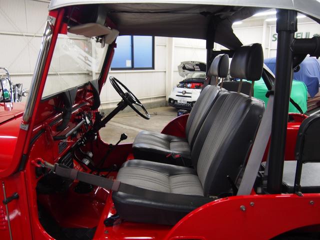 ジープ キャンバストップ　オリジナルノーマルＪ５５ディーゼルターボ幌＆サントップ全塗装済４ナンバーＮＯｘＰＭ不適合４ＤＲ５切替式４ＷＤ禁煙車４ＭＴフリーハブ２．７Ｌ下廻り防錆済走行１．４万キロ最終年式車取扱説明書保証書記録簿（49枚目）