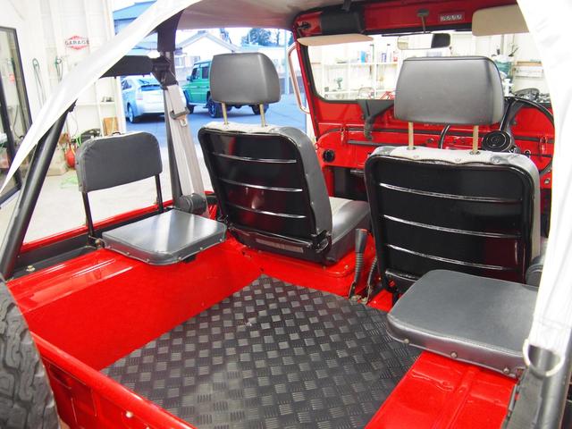 ジープ キャンバストップ　オリジナルノーマルＪ５５ディーゼルターボ幌＆サントップ全塗装済４ナンバーＮＯｘＰＭ不適合４ＤＲ５切替式４ＷＤ禁煙車４ＭＴフリーハブ２．７Ｌ下廻り防錆済走行１．４万キロ最終年式車取扱説明書保証書記録簿（54枚目）