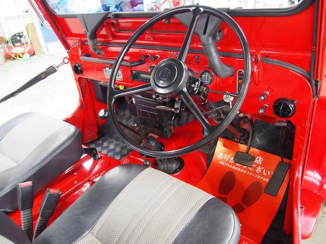 ジープ キャンバストップ　オリジナルノーマルＪ５５ディーゼルターボ幌＆サントップ全塗装済４ナンバーＮＯｘＰＭ不適合４ＤＲ５切替式４ＷＤ禁煙車４ＭＴフリーハブ２．７Ｌ下廻り防錆済走行１．４万キロ最終年式車取扱説明書保証書記録簿（58枚目）