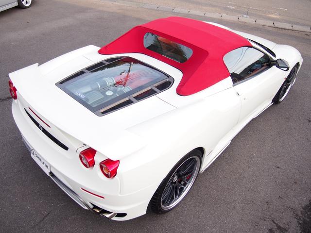 Ｆ４３０スパイダー Ｆ１　ＨＡＭＡＮＮフルエアロＷＯＲＫ２０ＡＷ車高調Ｊ－ＷＯＬＦ可変マフラーイノテックエキマニＣＯＲＮＥＳ正規ディーラー車スクーデリアカーボンミラーロッソレザー＆幌＆キャリパーナビＢカメラカーボンインテリア（17枚目）