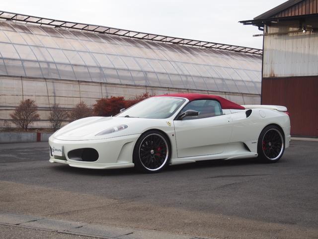 Ｆ４３０スパイダー Ｆ１　ＨＡＭＡＮＮフルエアロＷＯＲＫ２０ＡＷ車高調Ｊ－ＷＯＬＦ可変マフラーイノテックエキマニＣＯＲＮＥＳ正規ディーラー車スクーデリアカーボンミラーロッソレザー＆幌＆キャリパーナビＢカメラカーボンインテリア（22枚目）