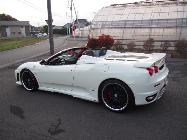 Ｆ４３０スパイダー Ｆ１　ＨＡＭＡＮＮフルエアロＷＯＲＫ２０ＡＷ車高調Ｊ－ＷＯＬＦ可変マフラーイノテックエキマニＣＯＲＮＥＳ正規ディーラー車スクーデリアカーボンミラーロッソレザー＆幌＆キャリパーナビＢカメラカーボンインテリア（45枚目）