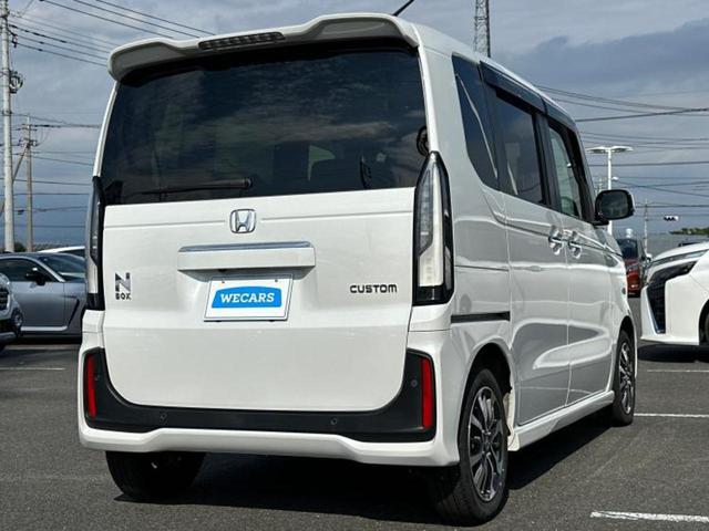 Ｎ－ＢＯＸカスタム ヒョウジュン　新品タイヤ／純正　８インチ　メモリーナビ／ホンダセンシング／電動スライドドア／シートヒーター／車線逸脱防止支援システム／パーキングアシスト　バックガイド／ヘッドランプ　ＬＥＤ　衝突被害軽減システム（3枚目）