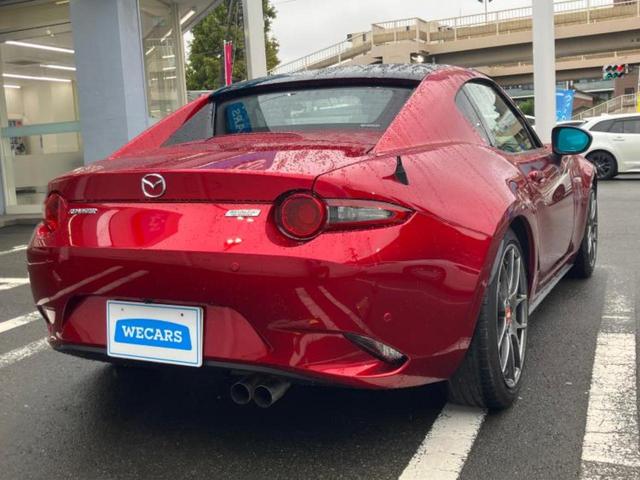 ロードスターＲＦ ＲＳ　保証書／純正　ＳＤナビ／衝突安全装置／シートヒーター　前席／車線逸脱防止支援システム／シート　ハーフレザー／パーキングアシスト　バックガイド／ヘッドランプ　ＬＥＤ／Ｂｌｕｅｔｏｏｔｈ接続　バックカメラ（3枚目）