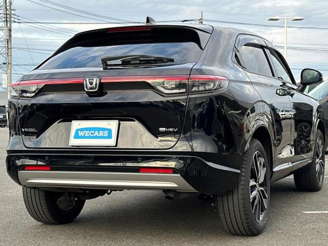 ヴェゼル eHEV Z ディスプレイオーディオ+ナビ9インチ/ホンダセンシング/シートヒーター 前席/車線逸脱防止支援システム/シート ハーフレザー/ドライブレコーダー 前後/ヘッドランプ LED/USBジャック 禁煙車(3枚目)