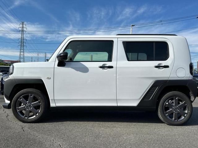 タフト Gダーククロムベンチャー 新品タイヤ/ガラスルーフ/保証書/純正 メモリーナビ/スマートアシスト(トヨタ・ダイハツ)/シートヒーター/パノラマモニター/車線逸脱防止支援システム/ヘッドランプ LED 衝突被害軽減システム(2枚目)