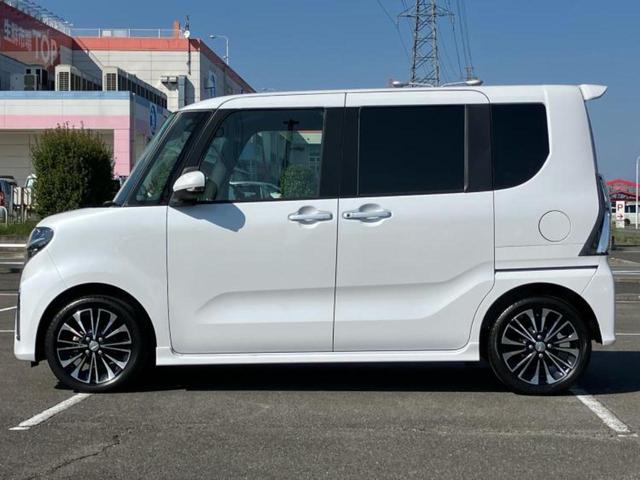 タント カスタムRS 新品タイヤ/保証書/純正 9インチ SDナビ/スマートアシスト(トヨタ・ダイハツ)/両側電動スライドドア/シートヒーター 前席/車線逸脱防止支援システム/シート ハーフレザー ターボ ワンオーナー(2枚目)