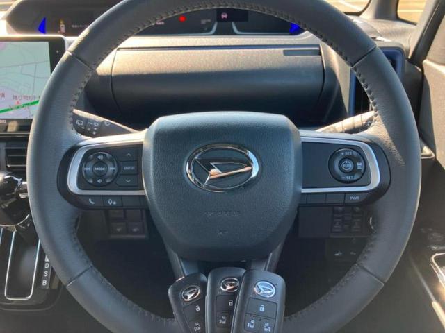 タント カスタムRS 新品タイヤ/保証書/純正 9インチ SDナビ/スマートアシスト(トヨタ・ダイハツ)/両側電動スライドドア/シートヒーター 前席/車線逸脱防止支援システム/シート ハーフレザー ターボ ワンオーナー(13枚目)