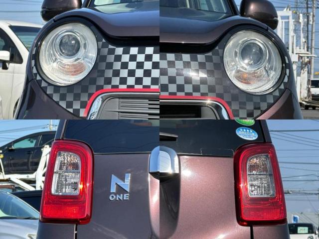N-ONE G・Lパッケージ 新品タイヤ/保証書/社外 SDナビ/ヘッドランプ HID/Bluetooth接続/EBD付ABS/横滑り防止装置/アイドリングストップ/バックモニター/フルセグTV/DVD/エアバッグ 運転席 記録簿(52枚目)
