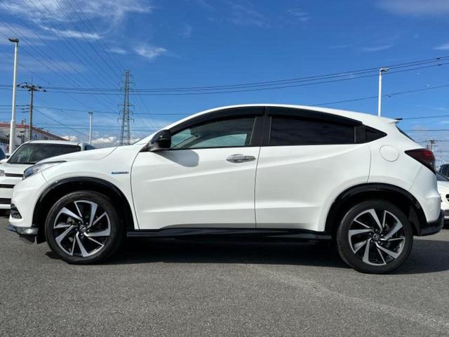 ヴェゼル ハイブリッドRS・ホンダセンシング 新品タイヤ/純正 8インチ SDナビ/ホンダセンシング/シートヒーター 前席/車線逸脱防止支援システム/シート ハーフレザー/ドライブレコーダー 360°/ヘッドランプ LED 衝突被害軽減システム(2枚目)