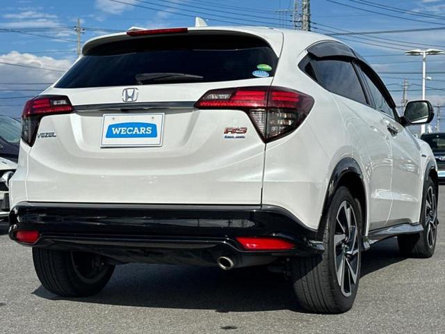 ヴェゼル ハイブリッドRS・ホンダセンシング 新品タイヤ/純正 8インチ SDナビ/ホンダセンシング/シートヒーター 前席/車線逸脱防止支援システム/シート ハーフレザー/ドライブレコーダー 360°/ヘッドランプ LED 衝突被害軽減システム(3枚目)