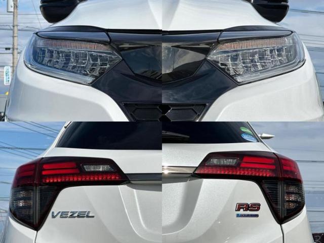 ヴェゼル ハイブリッドRS・ホンダセンシング 新品タイヤ/純正 8インチ SDナビ/ホンダセンシング/シートヒーター 前席/車線逸脱防止支援システム/シート ハーフレザー/ドライブレコーダー 360°/ヘッドランプ LED 衝突被害軽減システム(56枚目)