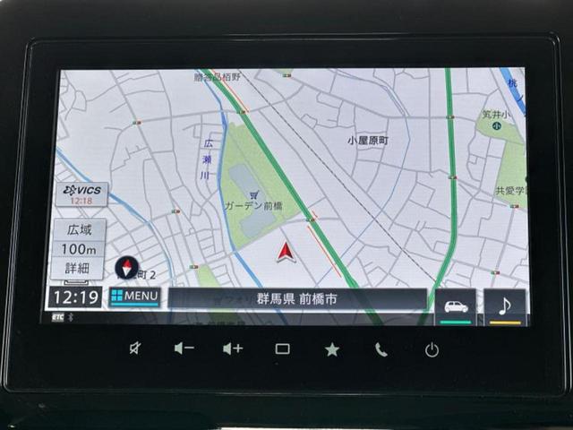 スペーシアカスタム ハイブリッドXS 新品タイヤ/保証書/純正 9インチ SDナビ/セーフティサポート(スズキ)/両側電動スライドドア/シートヒーター 前席/全方位モニター用カメラ/車線逸脱防止支援システム/シート ハーフレザー 禁煙車(10枚目)